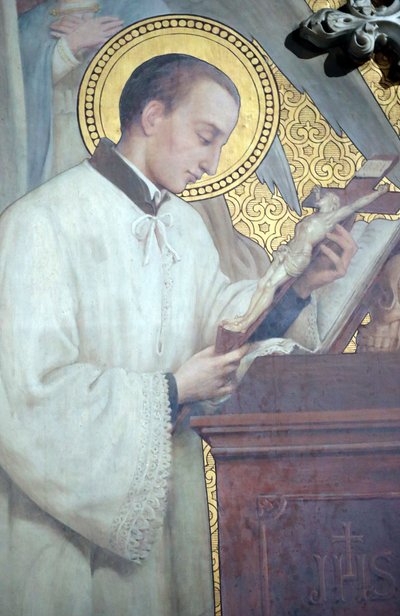 Saint Nizier教堂，Saint Aloysius de Gonzaga，Claudius Barrot（1845-1908），法国里昂 作者 不明